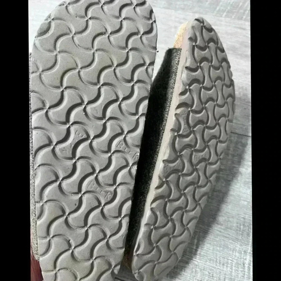 Birkenstock Arizona Khaki Wool Happy Lamb Unisex Sandals 37 Narrow - Picture 5 of 7